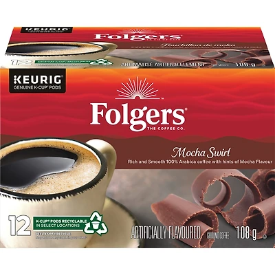 Mocha Swirl K-Cup Coffee Pods 12 Count