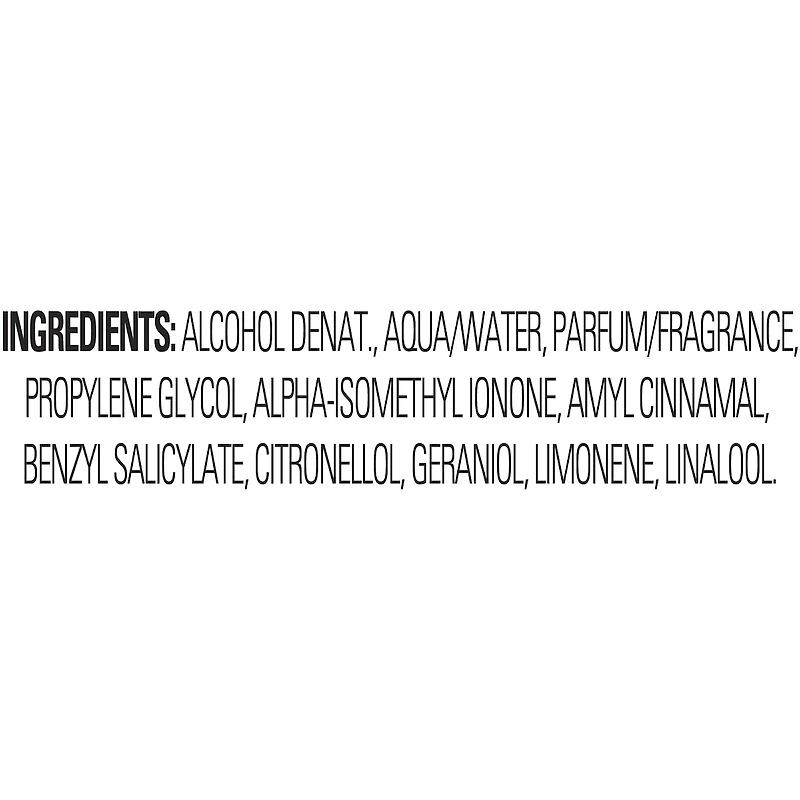 Vanilla Fragrance Body Spray