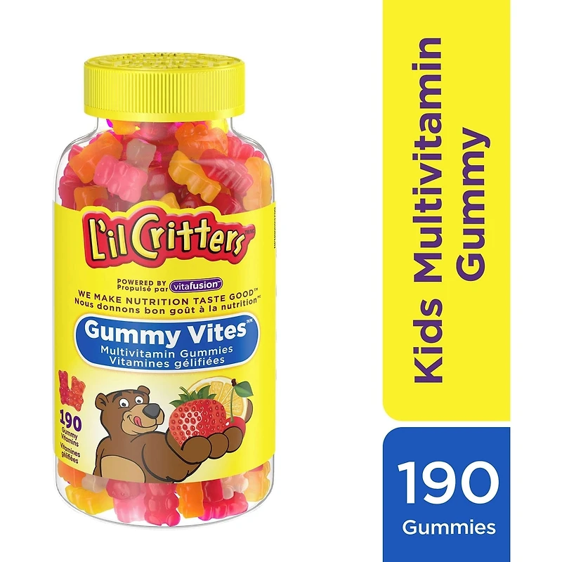 Vitamines gelifiées Multivitamines complètes GummyVites pour enfants