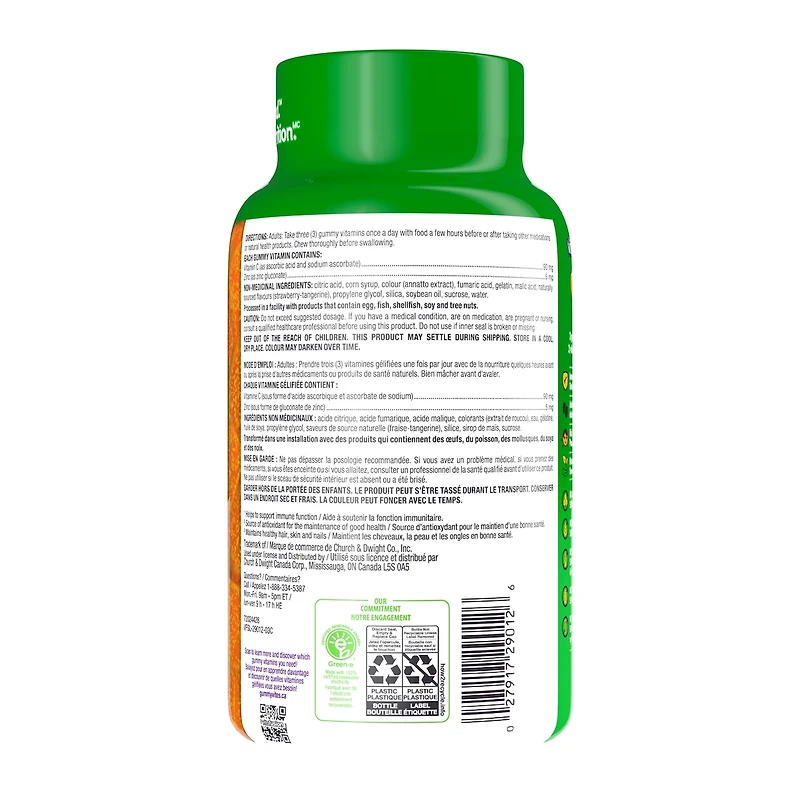 vitamines gélifiées Power Zinc + C