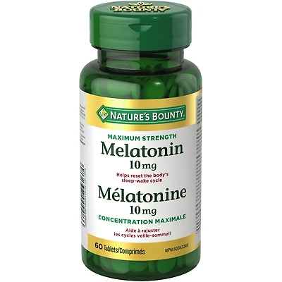 Mélatonine 10 mg Concentration maximale