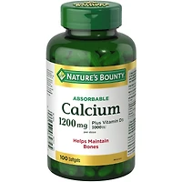 Calcium absorbable 1200 mg avec vitamine D3
