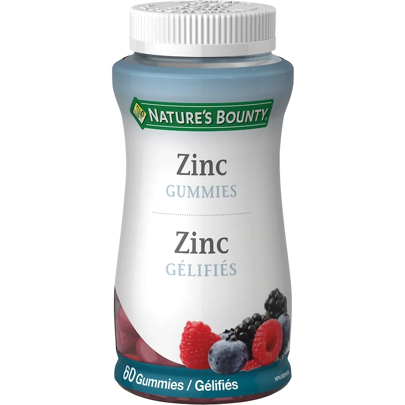 Zinc, 15 mg, 60 gélifiés