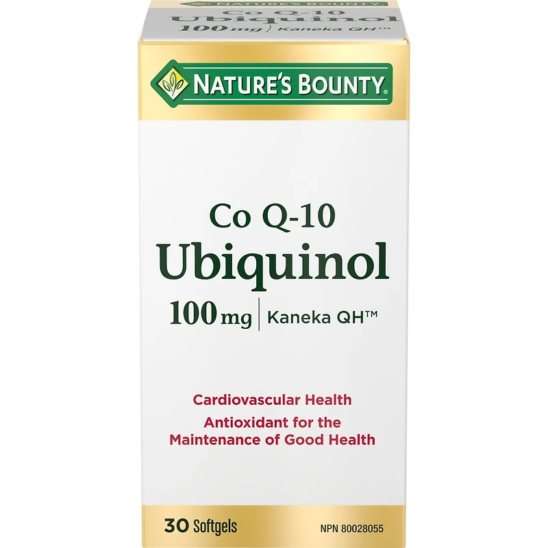 Ubiquinol, Co Q-10, 100 mg, Softgels