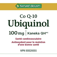 Ubiquinol, Co Q-10, 100 mg, Softgels