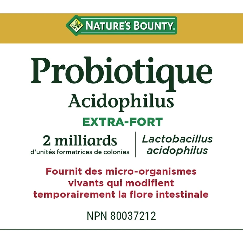 Probiotique Acidophilus extra-fort, 150 caplets