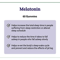 Les gélifiés de mélatonine aident à rétablir le cycle veille-sommeil