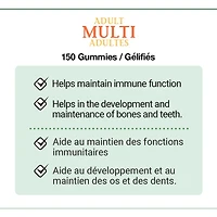 Gélifiés de Multivitamines