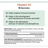 Vitamin D3 Gummies, Supports Immune Function