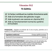 Vitamine B12, aide à maintenir une bonne santé