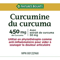 Curcumine du curcuma, 450 mg, anti-inflam.