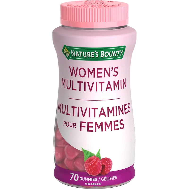 Multivitamines pour femmes, suppl., framb.