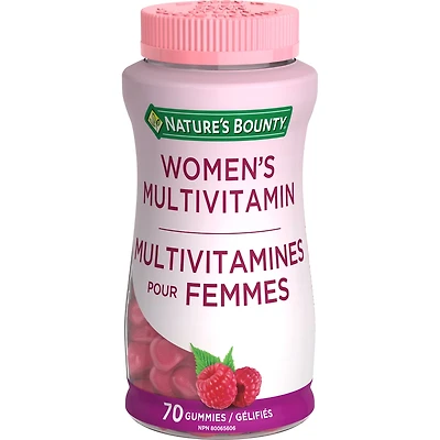 Multivitamines pour femmes, suppl., framb.