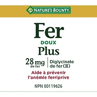 Gentle Iron 28 mg, Helps Prevent Anemia, Capsules