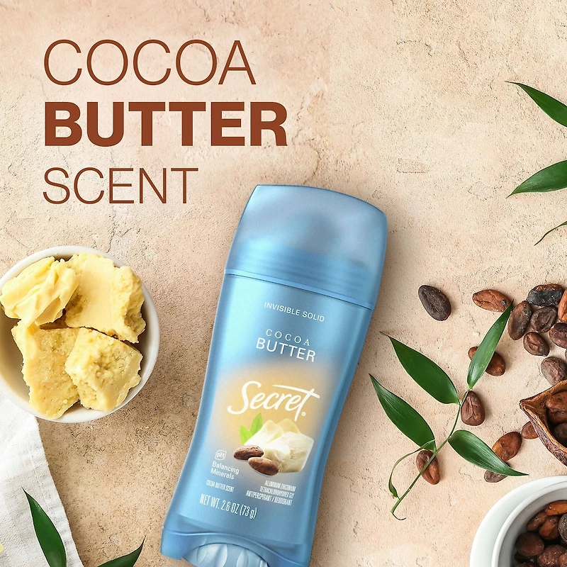 Secret Fresh Invisible Solid Cocoa Butter 73g
