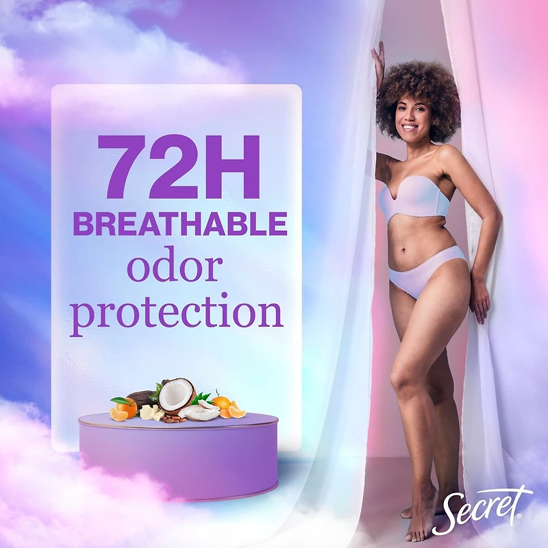 Secret Fresh Invisible Solid Cocoa Butter 73g