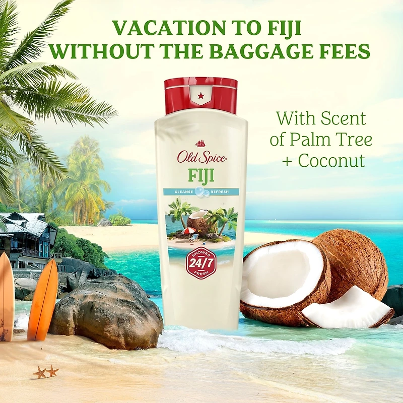 Old Spice Men's Body Wash Fiji with Palm Tree