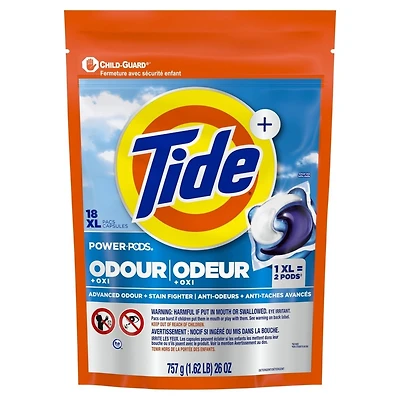 Capsules de détergent à lessive Odeur + Oxi