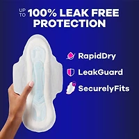 Maxi Overnight Pads with Wings, Size 4, Overnight, Unscented