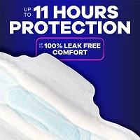 Maxi Overnight Pads with Wings, Size 4, Overnight, Unscented