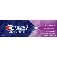 Dentifrice blanchissant Crest 3D White Avancé, Éclat de menthe, 70 mL
