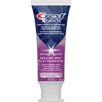 Dentifrice blanchissant Crest 3D White Avancé, Éclat de menthe, 70 mL