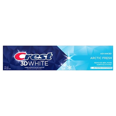 Crest 3D White Advanced, Teeth Whitening Toothpaste Arctic Fresh, 135 ml