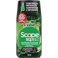 Scope Squeez Mouthwash Concentrate, Original Mint Flavour, Equal Uses up to 1L Bottle vs 1L Scope Outlast Mouthwash, Squeez to Control the Strength