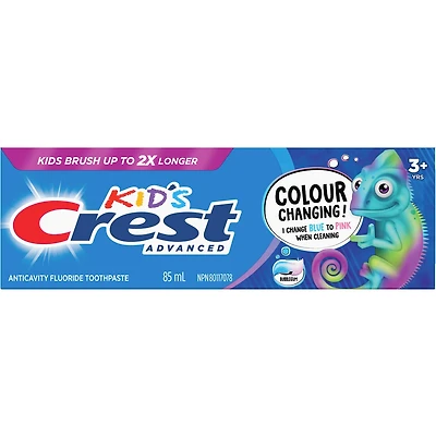 Advanced Kid's Fluoride Toothpaste, Bubblegum Flavor