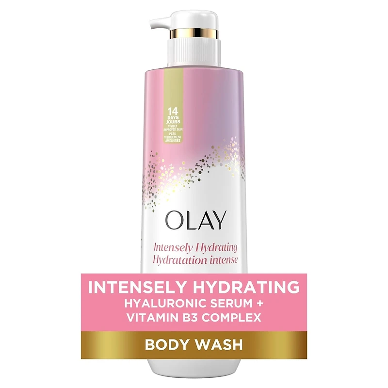 Olay Cleansing & Nourishing Body Wash with Vitamin B3 and Hyaluronic Acid