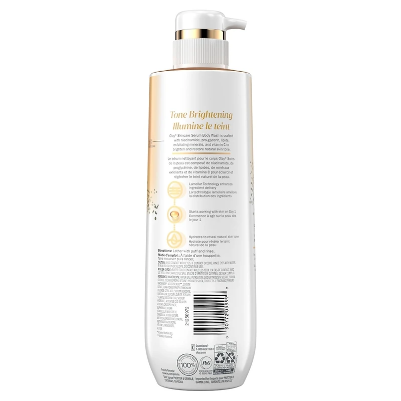 Olay Cleansing & Nourishing Body Wash with Vitamin B3 and Vitamin C