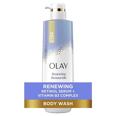 Nettoyant pour le corps ravivant et purifiant de nuit Olay avec vitamine B3 ET rétinol