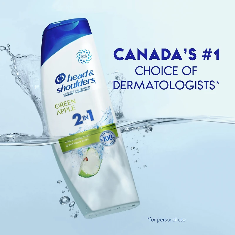 Shampooing et revitalisant 2 en 1 Head & Shoulders Pomme verte