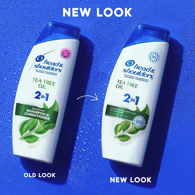 Shampooing et revitalisant 2 en 1 Head & Shoulders avec huile d’arbre à thé