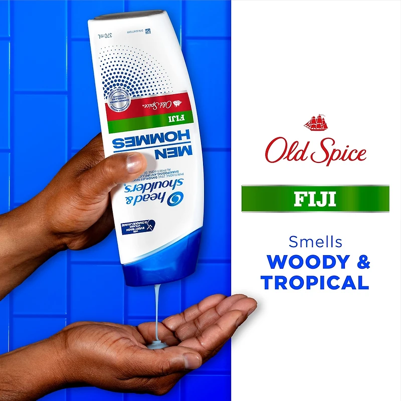 Shampooing et revitalisant 2 en 1 Head & Shoulders Old Spice Fiji