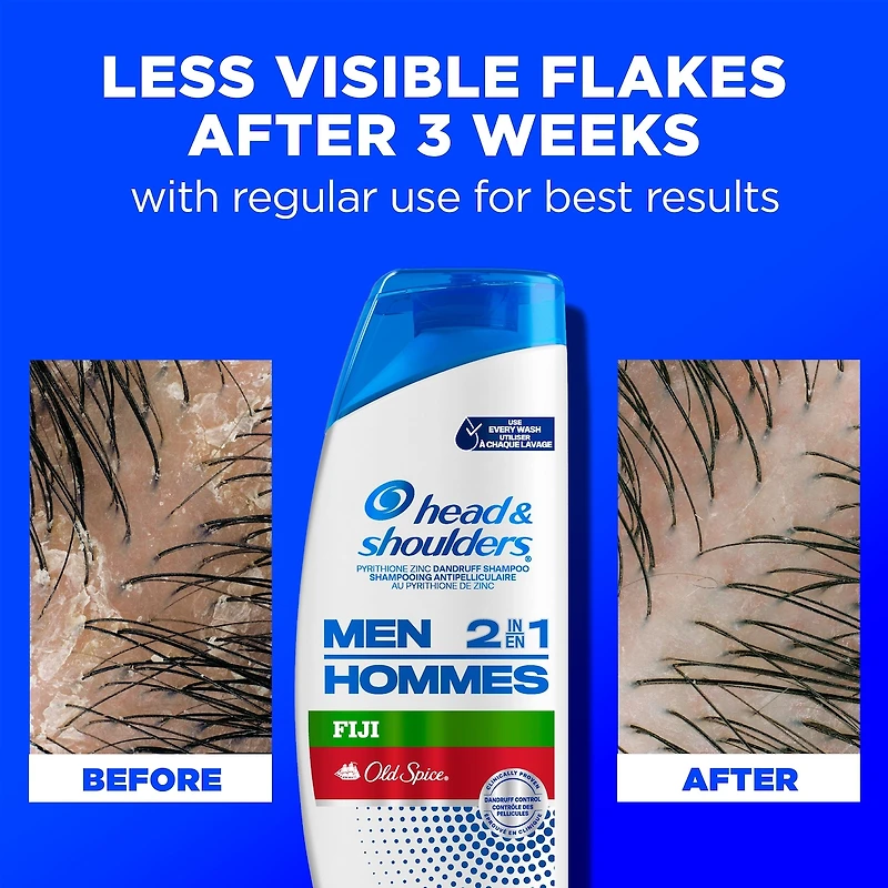 Shampooing et revitalisant 2 en 1 Head & Shoulders Old Spice Fiji