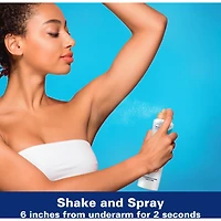 Désodorisant et antisudorifique Secret en aérosol, Pêche blanche et huile d’argan