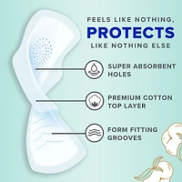 Serviettes Pur coton, flux abondant, avec ailes, pour femmes, taille 2, non parfumées