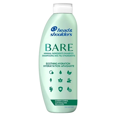 BARE Soothing Hydration Dandruff Shampoo, Anti-Dandruff