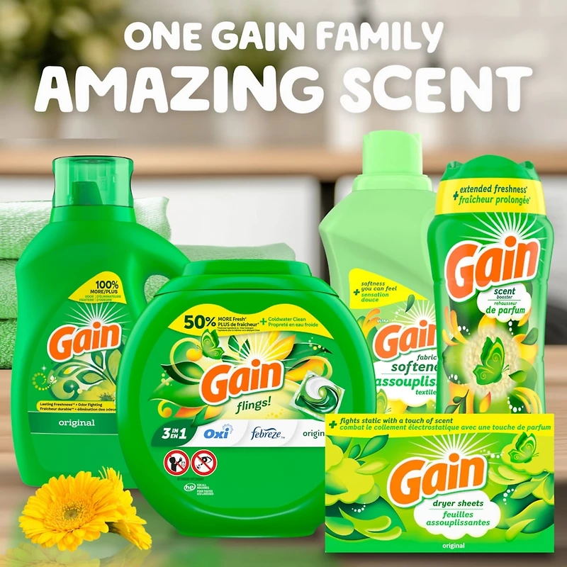 Capsules de détergent à lessive Flings