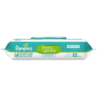Free & Gentle 100% Plant-Based Fragrance Free Baby Wipes