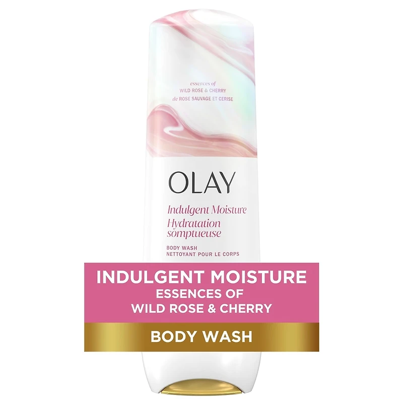 Indulgent Moisture Body Wash Infused with Vitamin B3, Notes of Rose and Cherry Crème