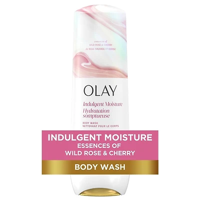 Nettoyant pour le corps Indulgent Moisture enrichi de vitamine B3, Notes de rose et de crème de cerise