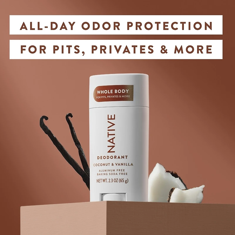 Whole Body deodorant, Coconut & Vanilla