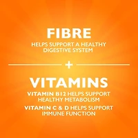 Supplément gélifié Metamucil Fibre + métabolisme pour la santé digestive, origine végétale, sans sucre ajouté, saveur de baies et d’agrumes, 72 gélifiés