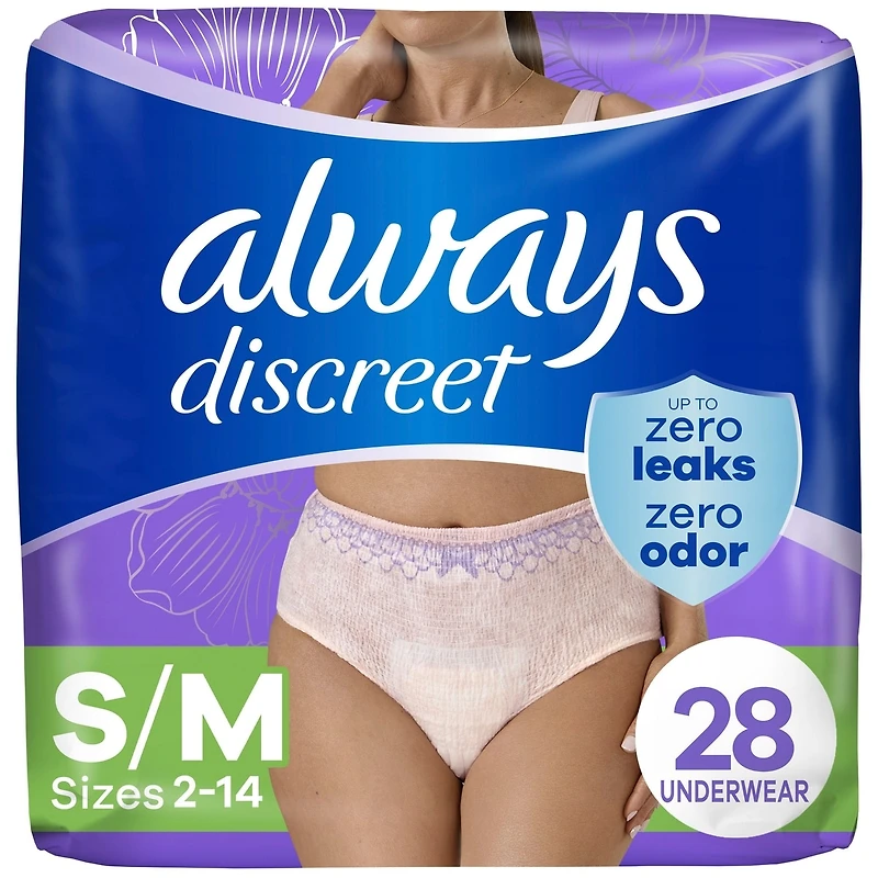 Culottes d’incontinence et de post-partum pour adultes, protègent jusqu’à 100% contre les fuites urinaires, pour femmes, taille P/M