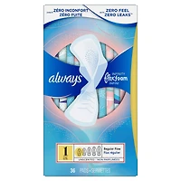 Infinity Feminine Pads for Women, Flexfoam with Wings, 2, Heavy Absorbency, Unscented, 32 CT