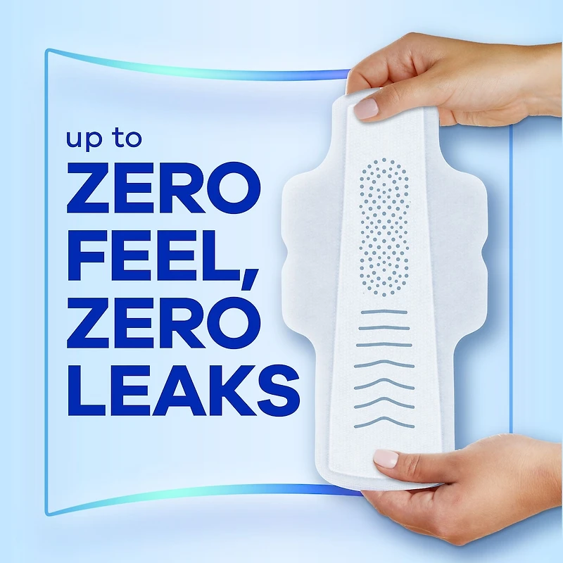 Infinity Feminine Pads for Women, Flexfoam with Wings, 2, Heavy Absorbency, Unscented, 32 CT