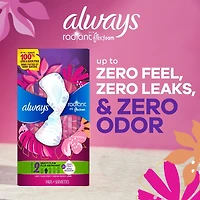 Infinity Feminine Pads for Women, Flexfoam Pads with Wings, Size 4, Overnight Absorbency, Unscented, 26 CT