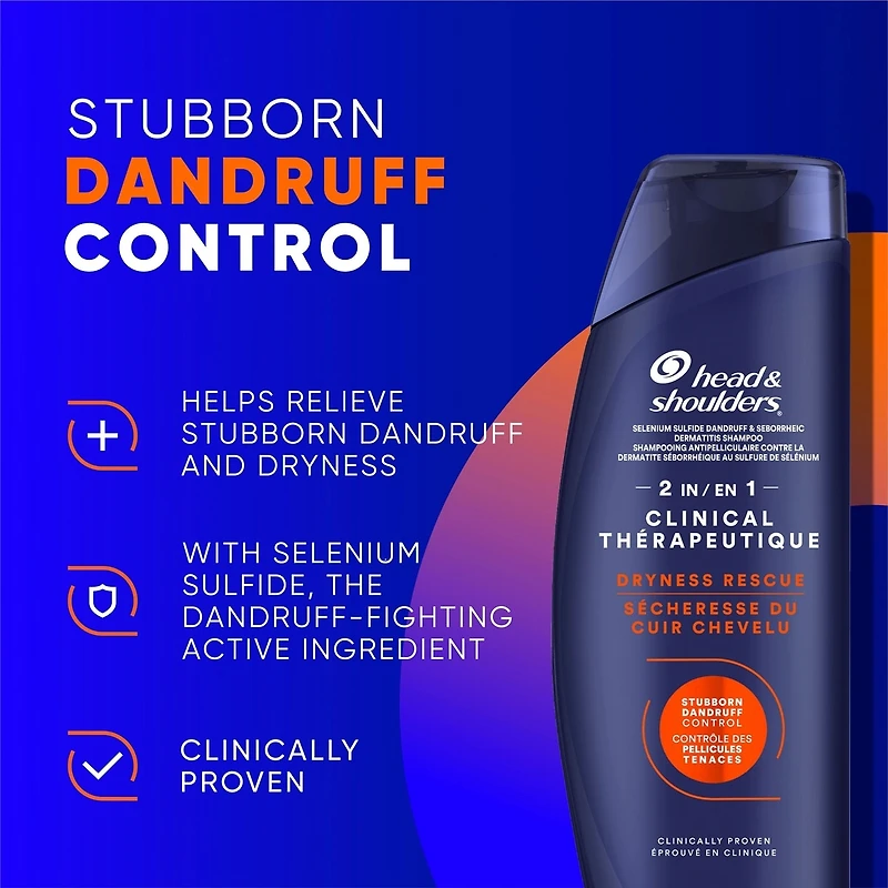 Clinical Dryness Rescue 2in1, for Stubborn Dandruff